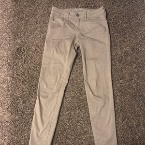 American Eagle skinny super stretch khaki pants